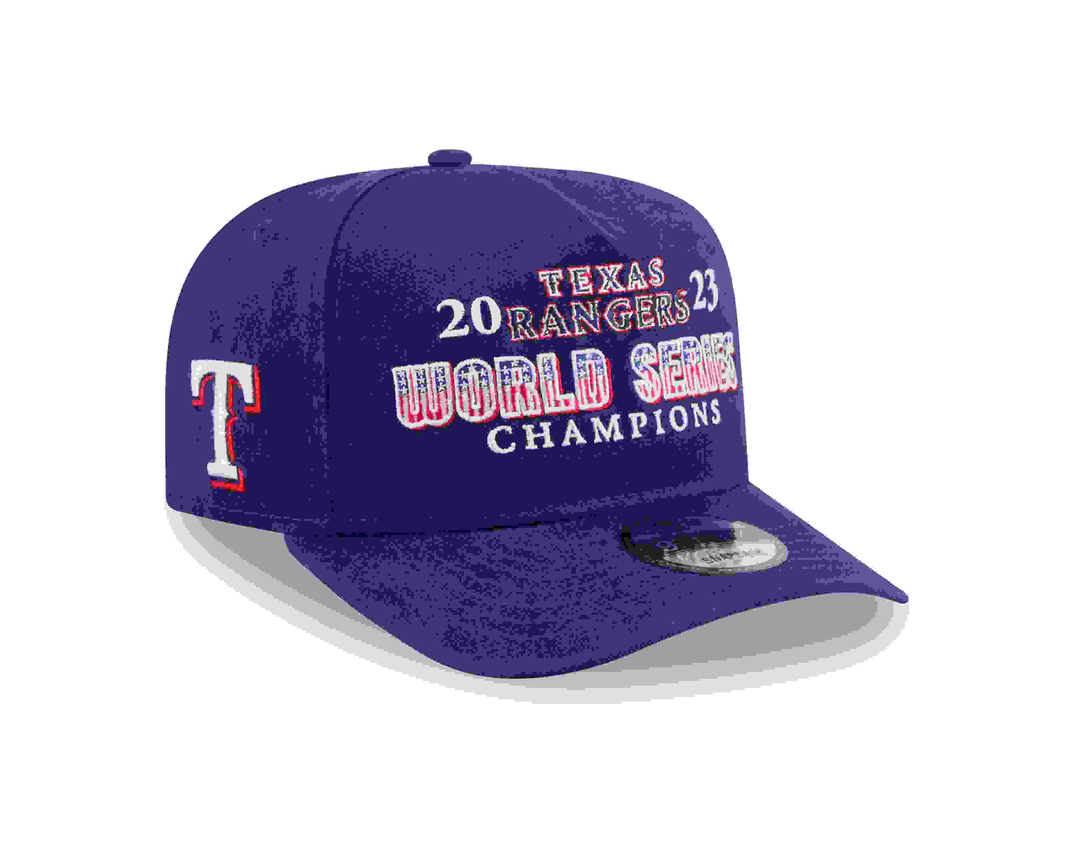 New Era Texas Rangers 9FIFTY A-Frame Navy Historic Snapback Hat